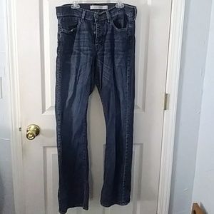 Express Randigo Button Fly Blue Jeans